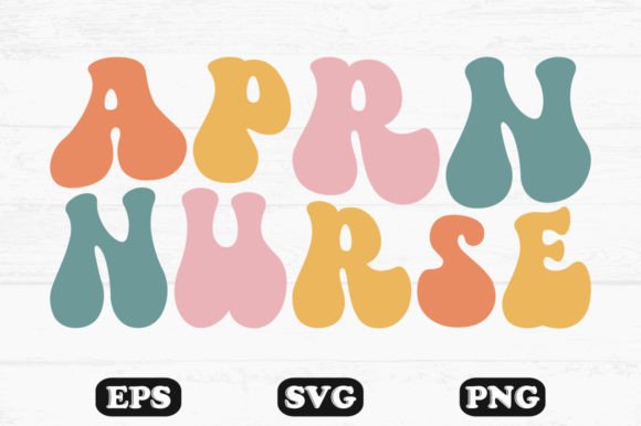 APRN Nurse Retro SVG for Crafts & Graphics