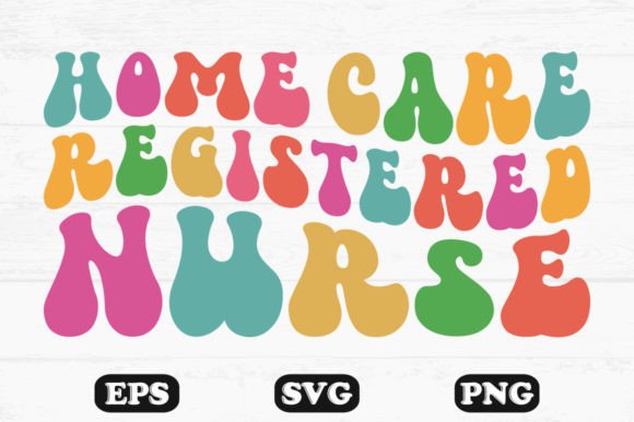 Home Care Nurse Wavy Svg: Graphics for Crafts