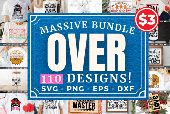 Massive SVG Bundle for Crafts & Graphics