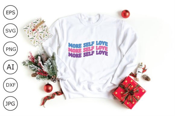 More Self Love Retro Design: Graphics for Crafts
