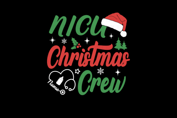 NICU Christmas Nurse Graphics & Crafts