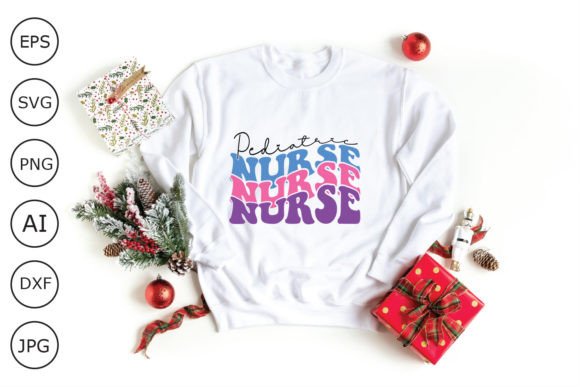 Pediatric Nurse Retro Design for Crafts & Graphics