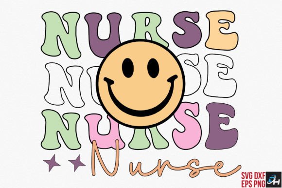 Retro Nurse PNG SVG for Crafts Graphics