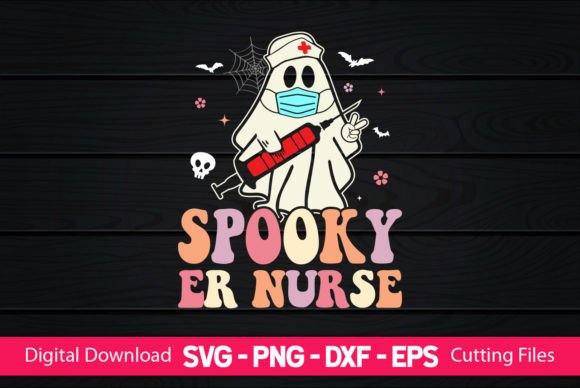 Spooky ER Nurse Graphics for Crafts