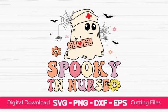 Spooky TN Nurse Graphics for Crafts