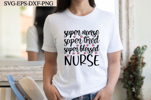 Super Nurse Graphics for Crafts and Web