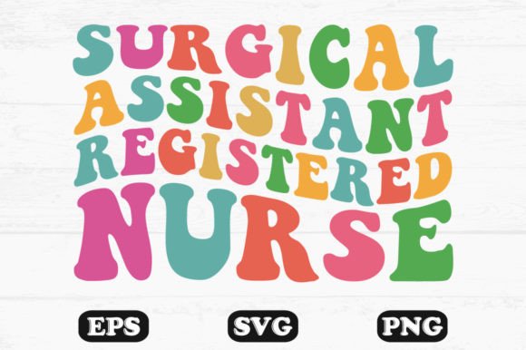 Surgical Assistant Nurse Graphics for Crafts